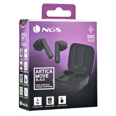 Écouteurs Bluetooth NGS Artica Move Black, Une Paires Intra-Auriculaires - Noir — NGS · Smarty Paris 18e